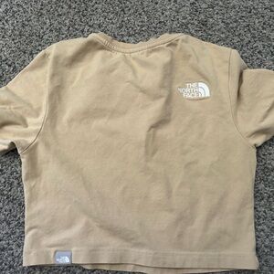 The North Face Womens Tan Crop top T-Shirt